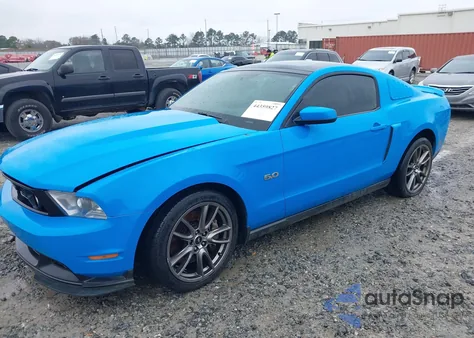 2012 Ford Mustang Gt Premium из США, поврежденный, VIN 1ZVBP8CF7C5241870